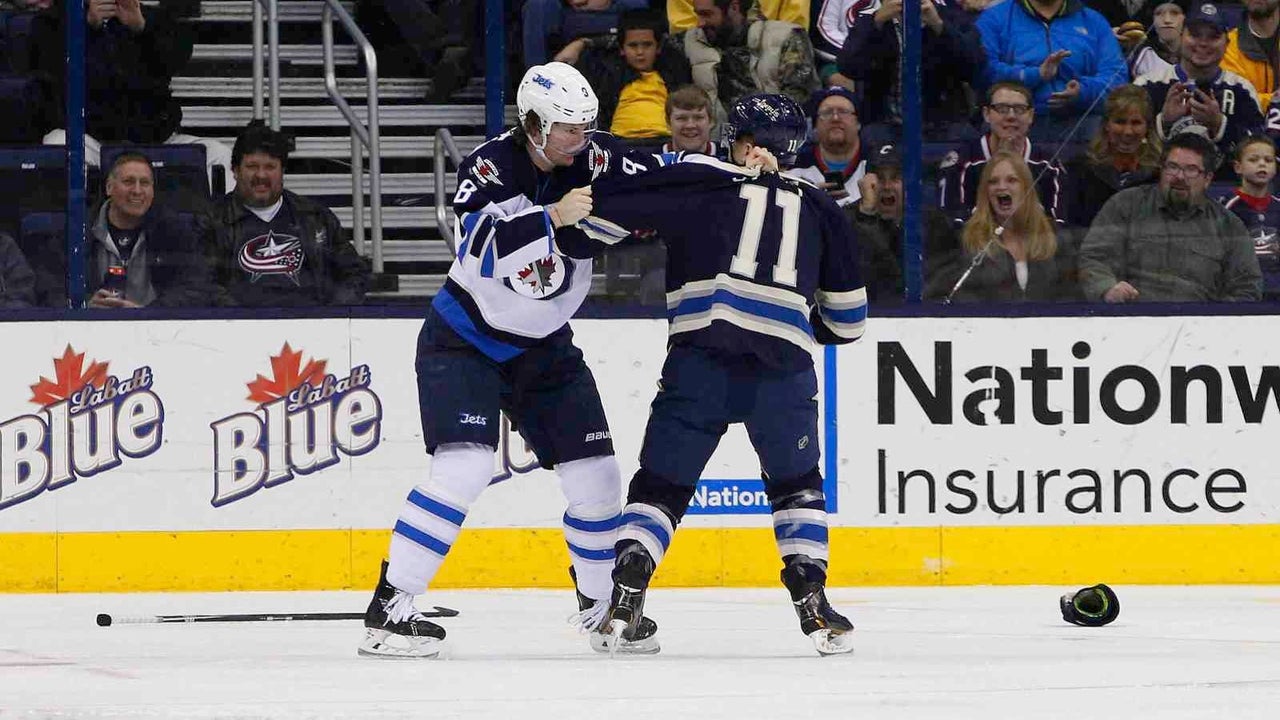 No-goal ruling costs Blue Jackets in one-goal loss to the Jets